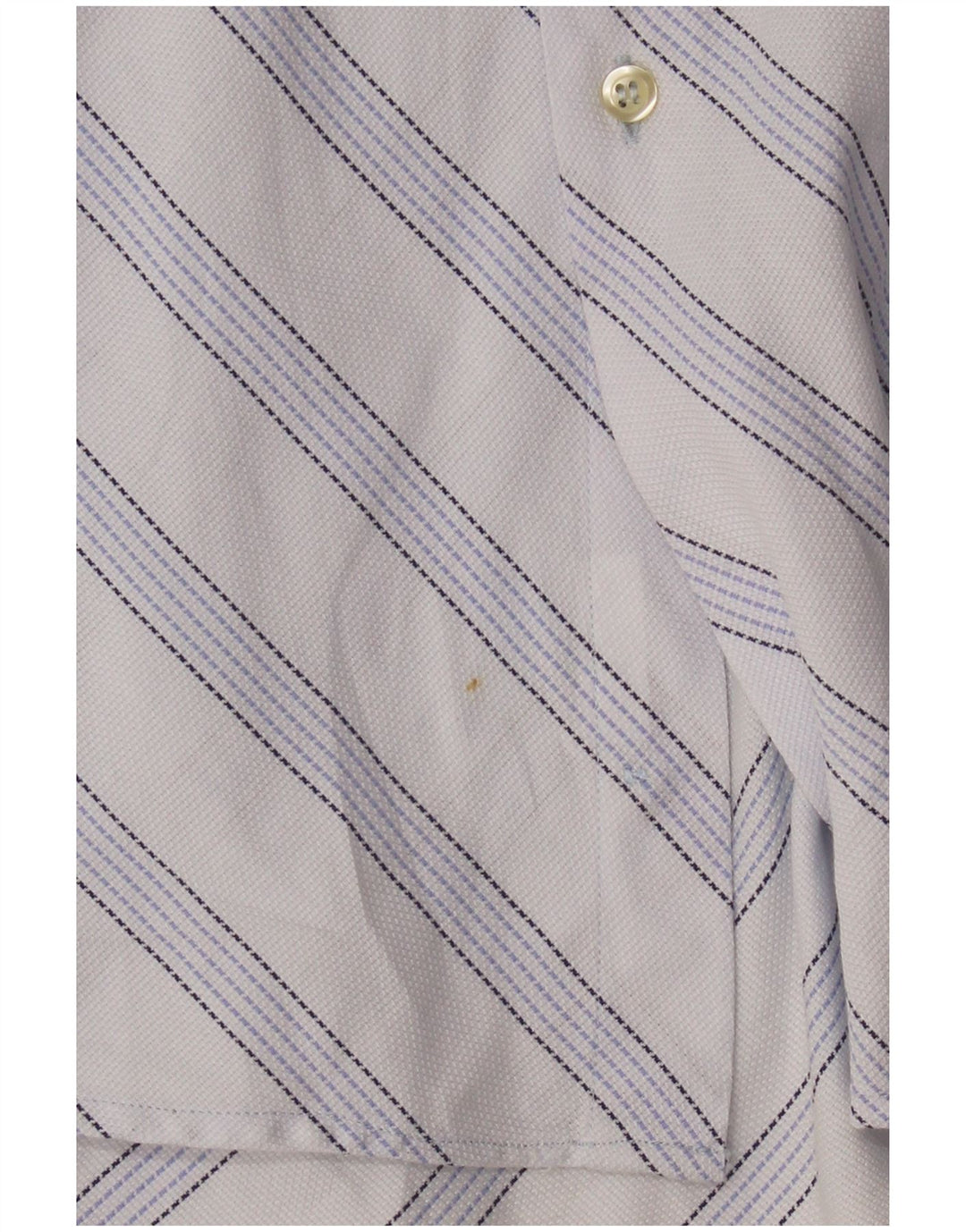 BENETTON Mens Shirt Medium Blue Striped