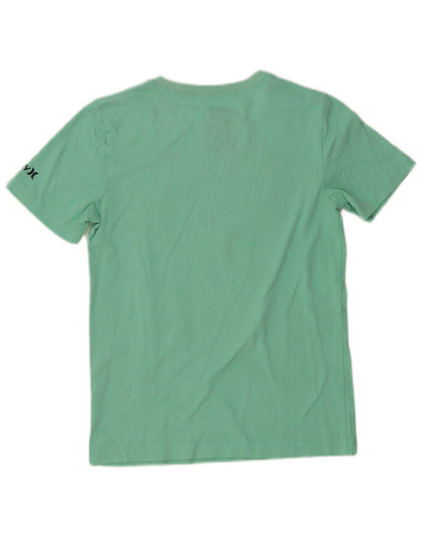 T-shirt grafica per ragazzi Hurley Top 10-11 anni in cotone verde medio