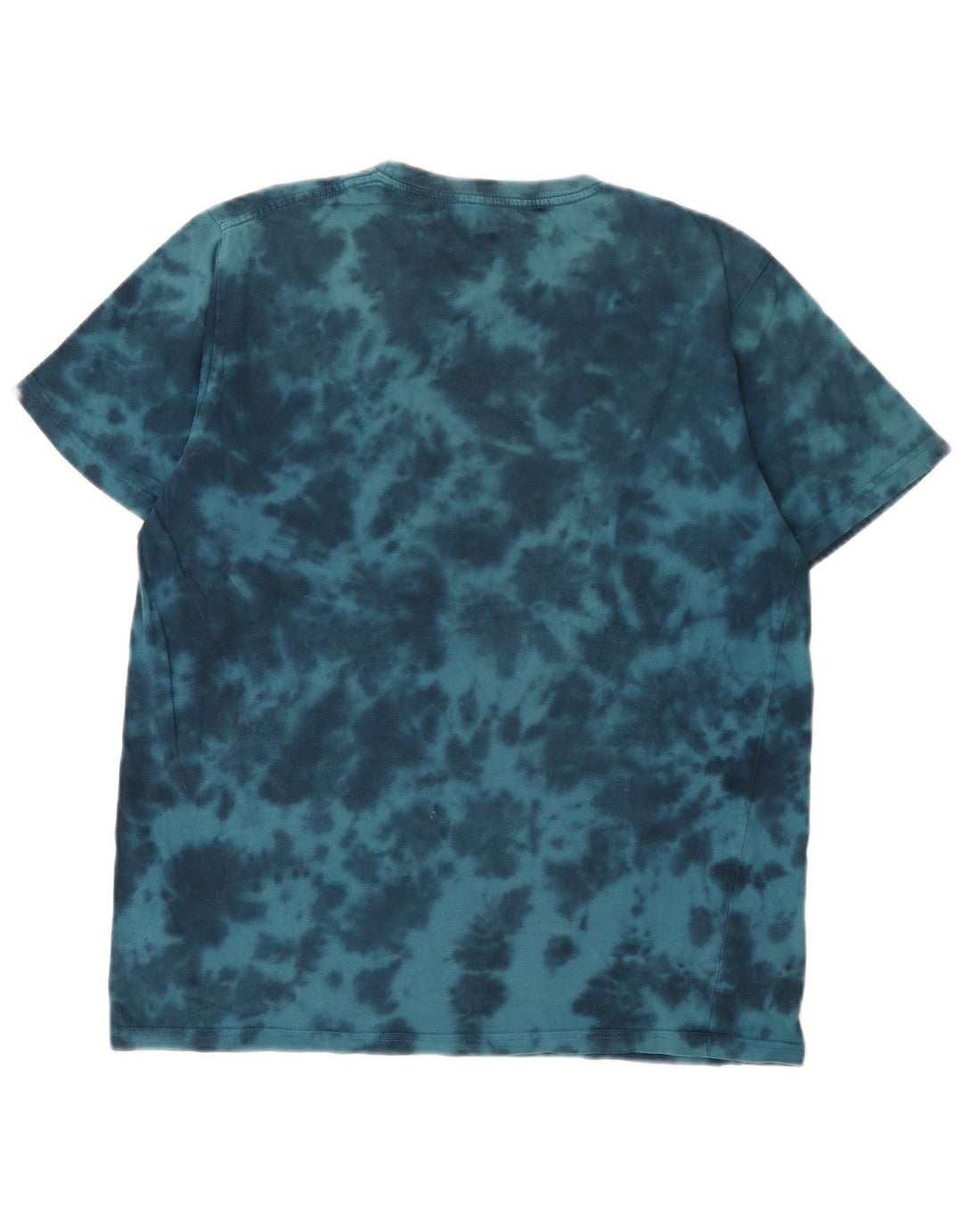 T-shirt grafica da uomo Saltrock Top in cotone tie dye blu medio