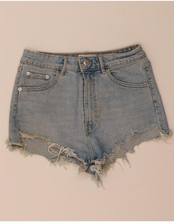 Pantaloncini di jeans da donna Zara EU 38 piccoli W28 blu