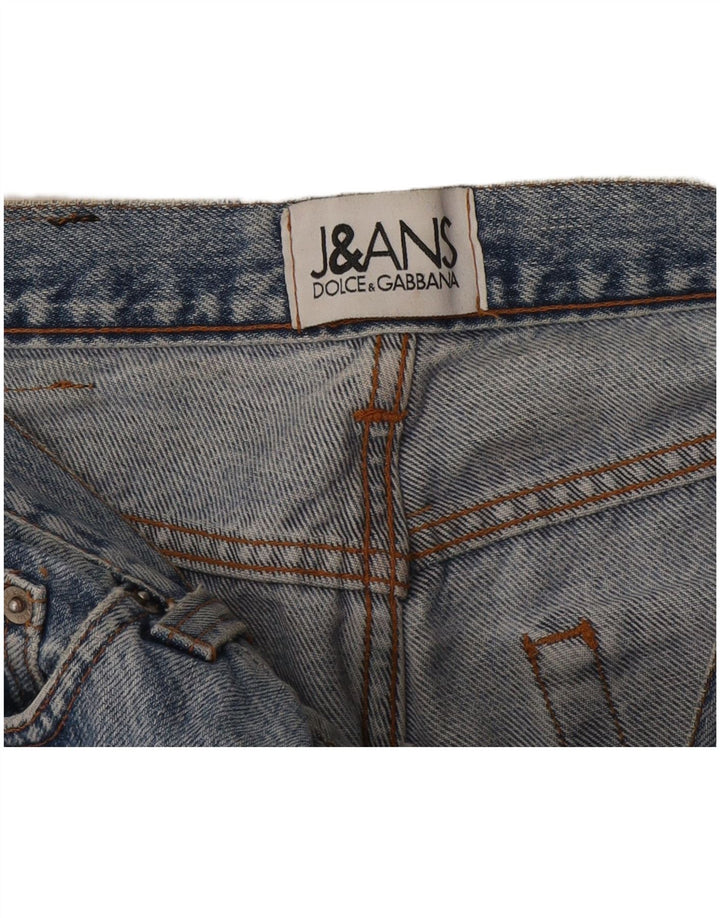 DOLCE & GABBANA Jeans da Donna a Vita Alta W28 L31 Blu
