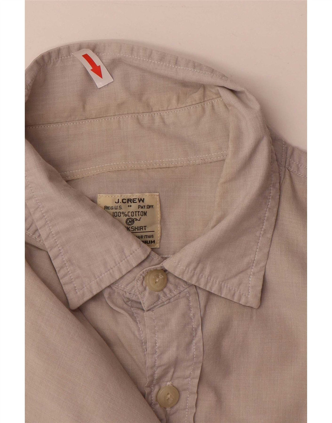Camicia da uomo J. Crew in cotone beige medio