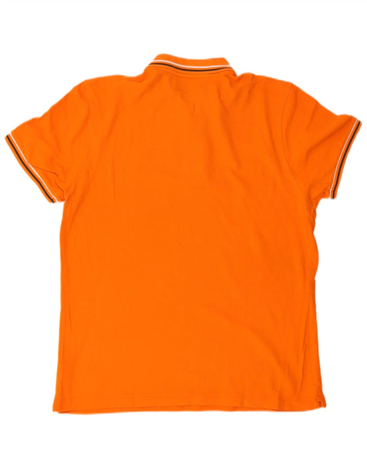 Polo da uomo Lotto XL in cotone arancione