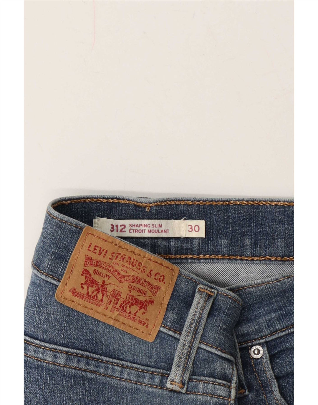 Levi's Donna 312 Shaping Slim Jeans W30 L29 Blu