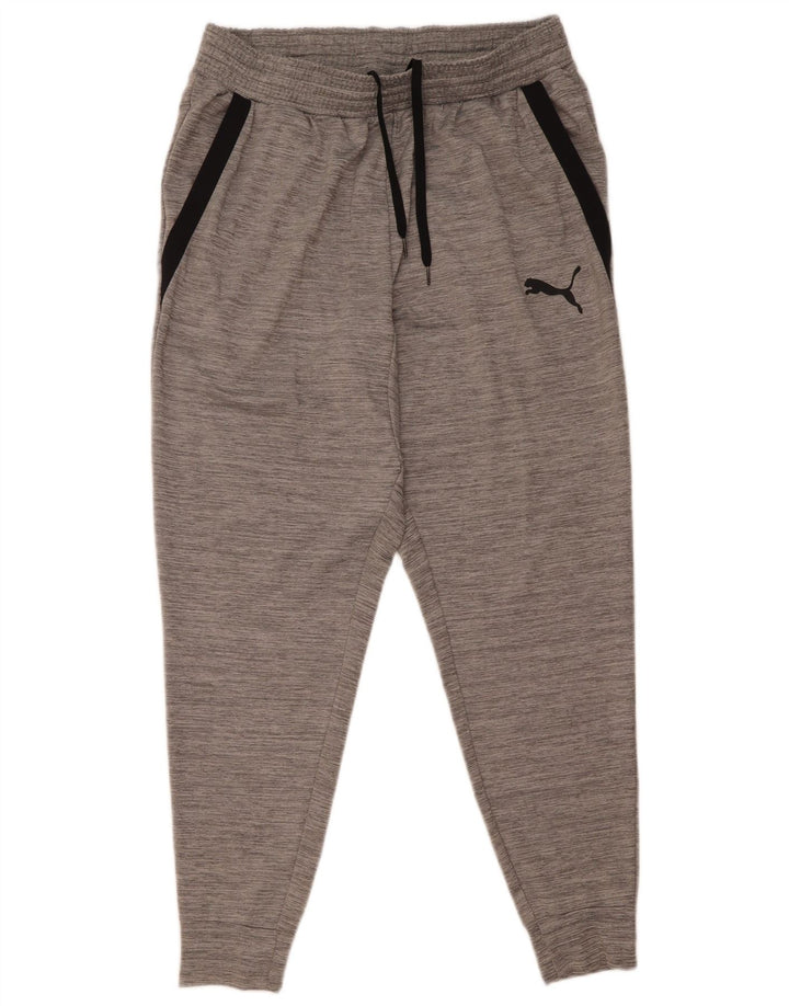 Pantaloni da tuta da uomo Puma Joggers XL Poliestere color block grigio