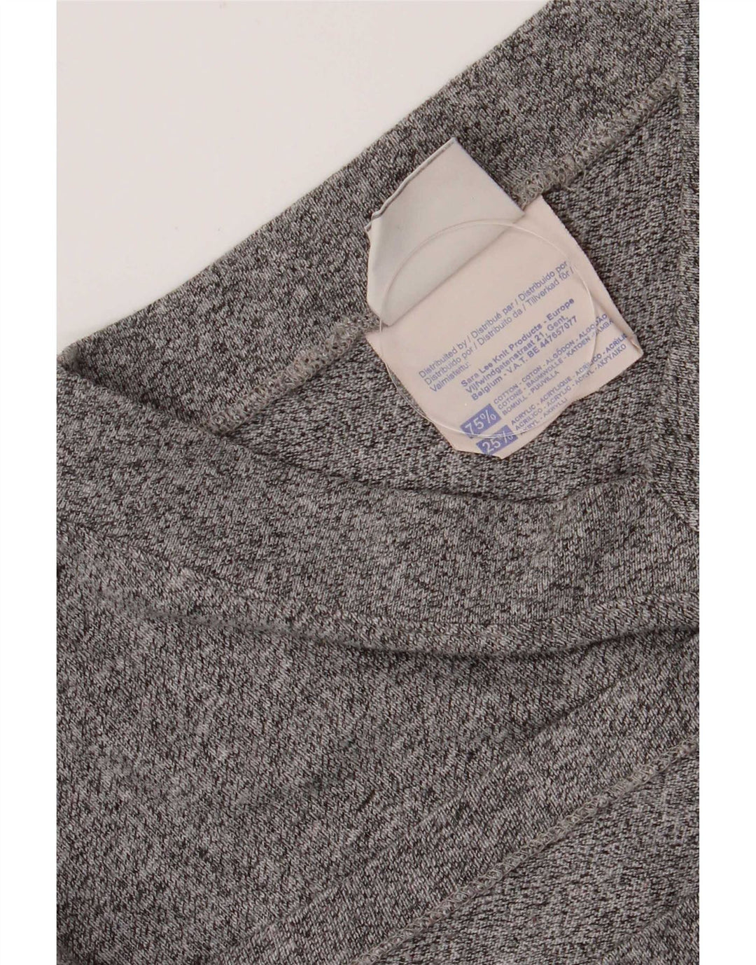 T-shirt da uomo Champion Top in cotone mélange grigio medio