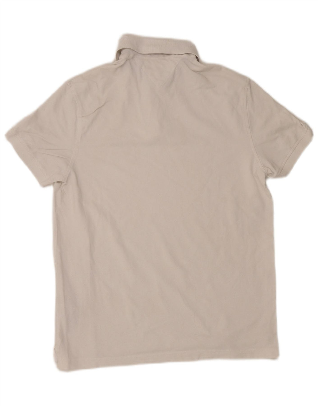Polo da uomo vestibilità regolare Tommy Hilfiger cotone bianco medio