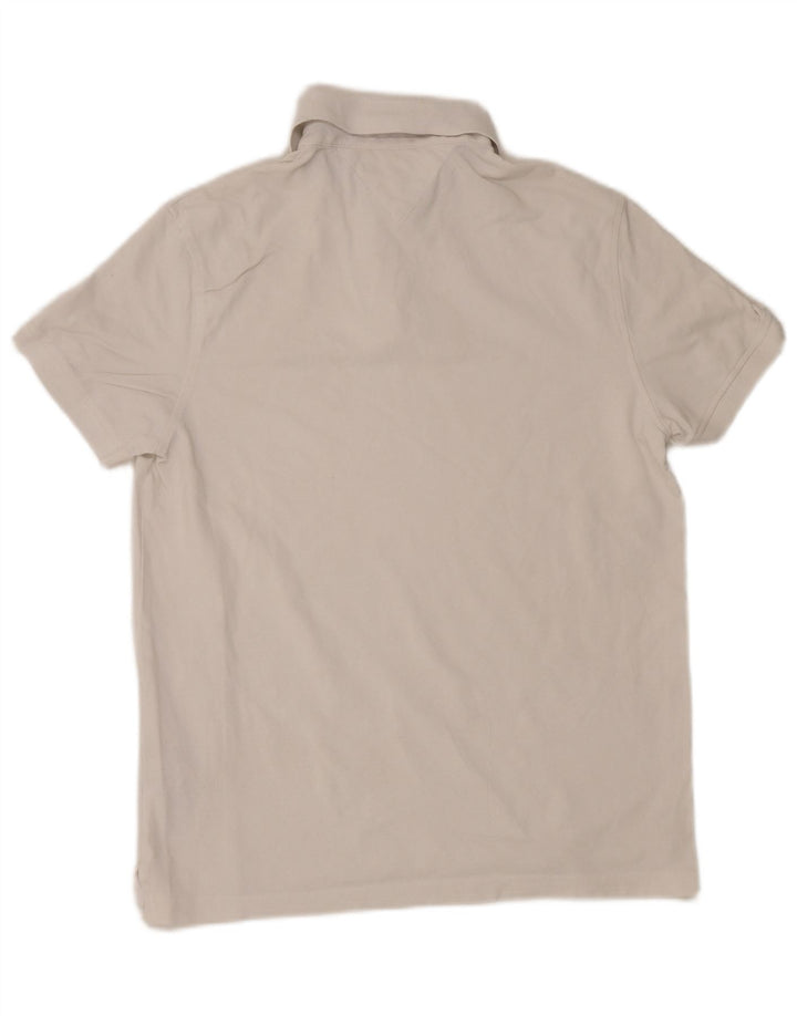 Polo da uomo vestibilità regolare Tommy Hilfiger cotone bianco medio