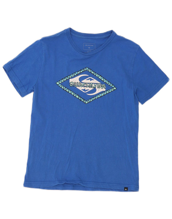 T-shirt grafica da donna Quiksilver Top UK 14 Large Blu