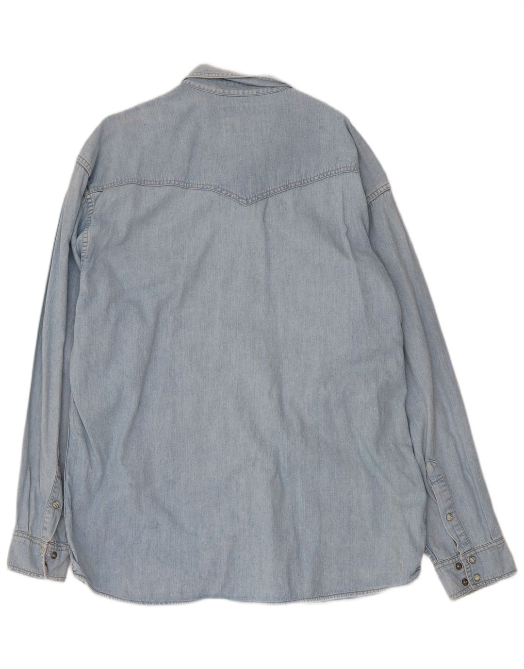 Camicia di jeans da uomo Wrangler XL in cotone blu
