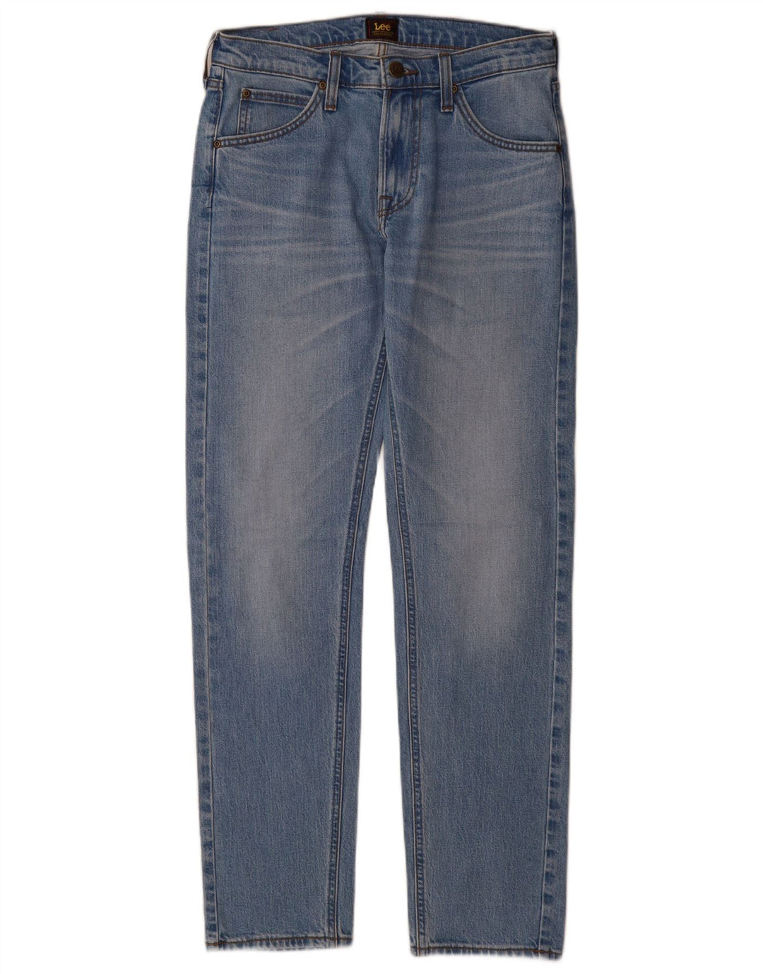 Jeans dritti Lee Daren Zip Fly da donna W29 L32 cotone blu