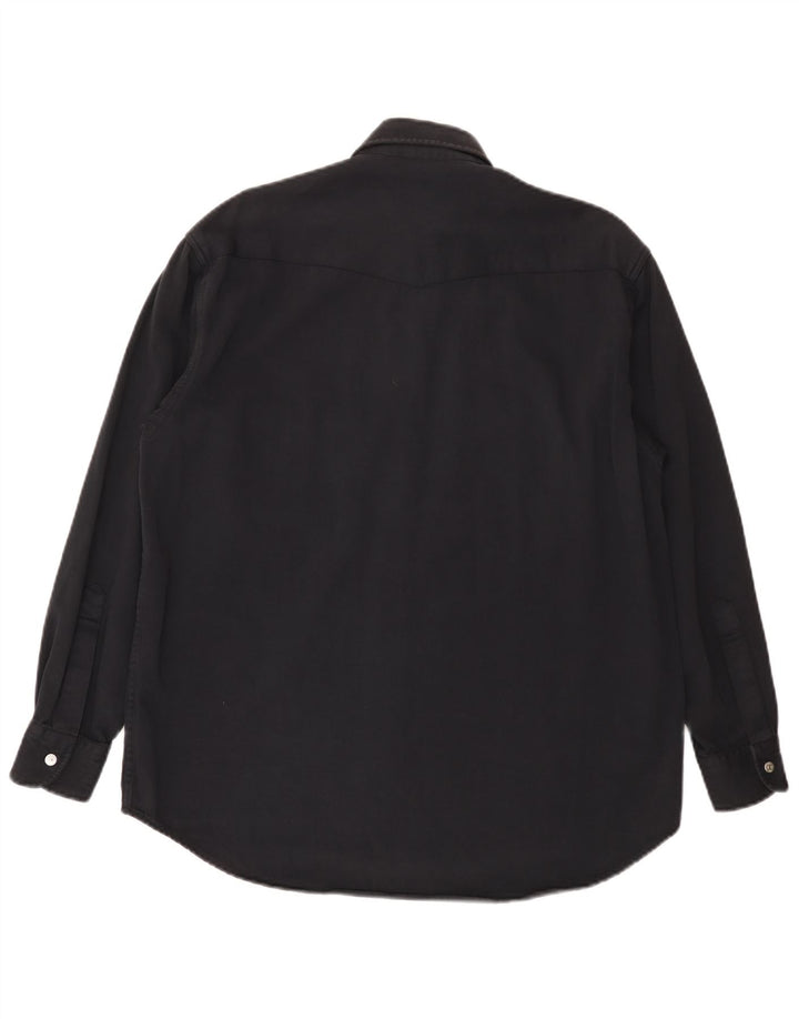 Carrera Camicia di jeans da uomo taglia 37/38 Small Nero