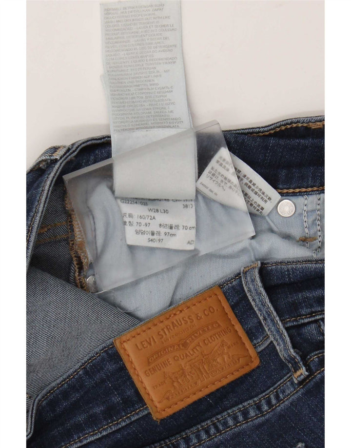 Jeans Levi's da donna 712 slim W28 L30 cotone blu navy