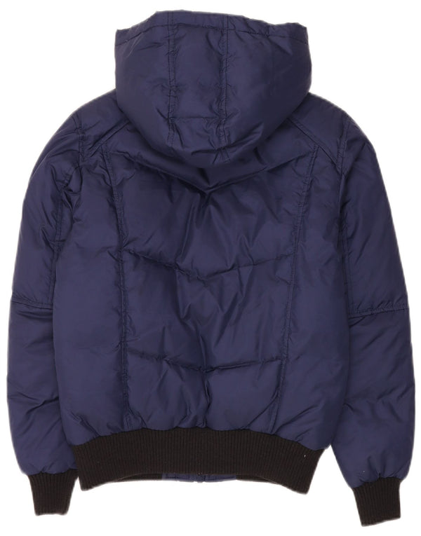 Giacca imbottita con cappuccio Refrigiwear per ragazze 11-12 anni, colore blu navy