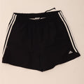 Pantaloncini sportivi da uomo ADIDAS grandi neri in poliestere
