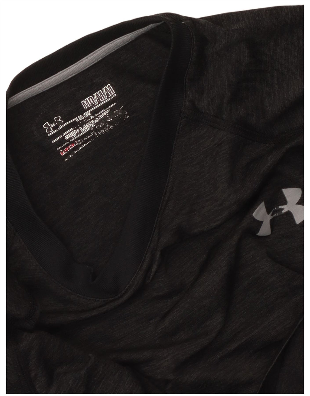 T-shirt da uomo vestibilità ampia Under Armour, media, nera screziata