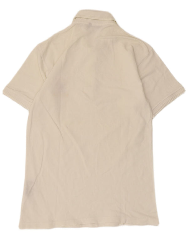 Polo da uomo Slam piccola in cotone bianco