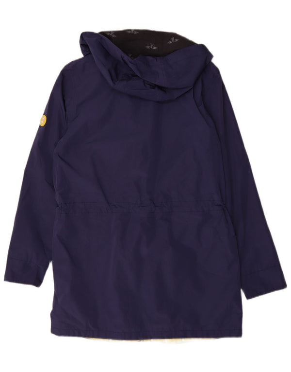 Giacca a vento con cappuccio da donna Barbour UK 12 medio blu navy