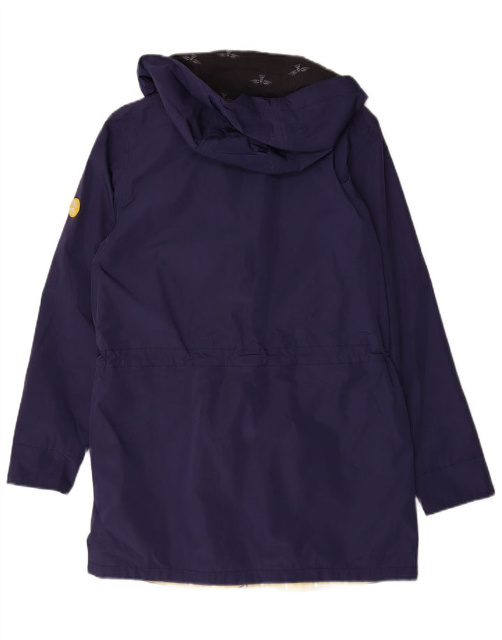 Giacca a vento con cappuccio da donna Barbour UK 12 medio blu navy