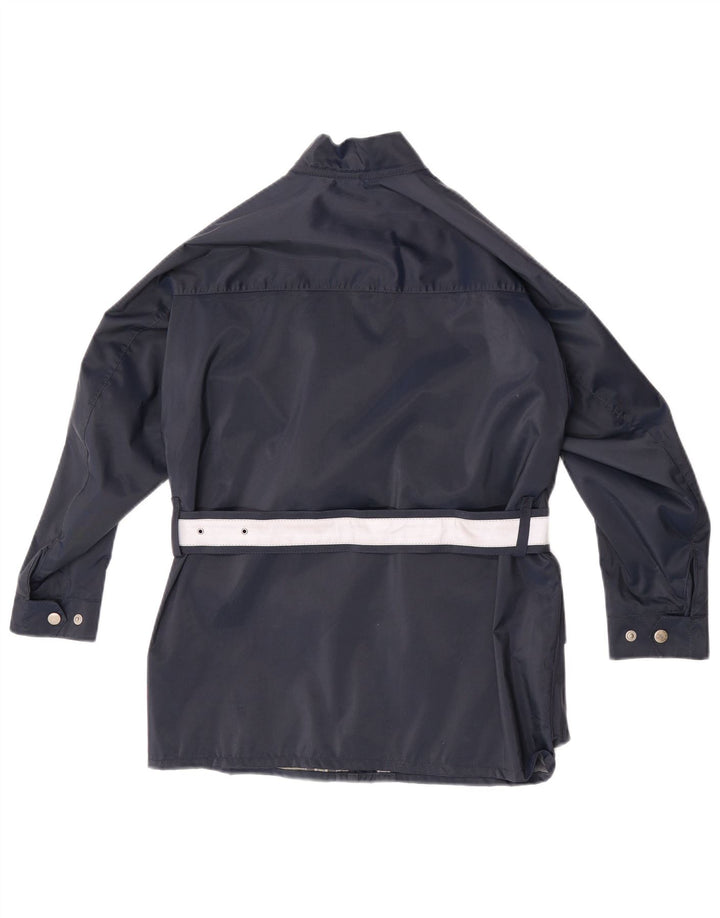 Giacca Belstaff Motorstyle Racer da ragazzo 9-10 anni in nylon blu navy