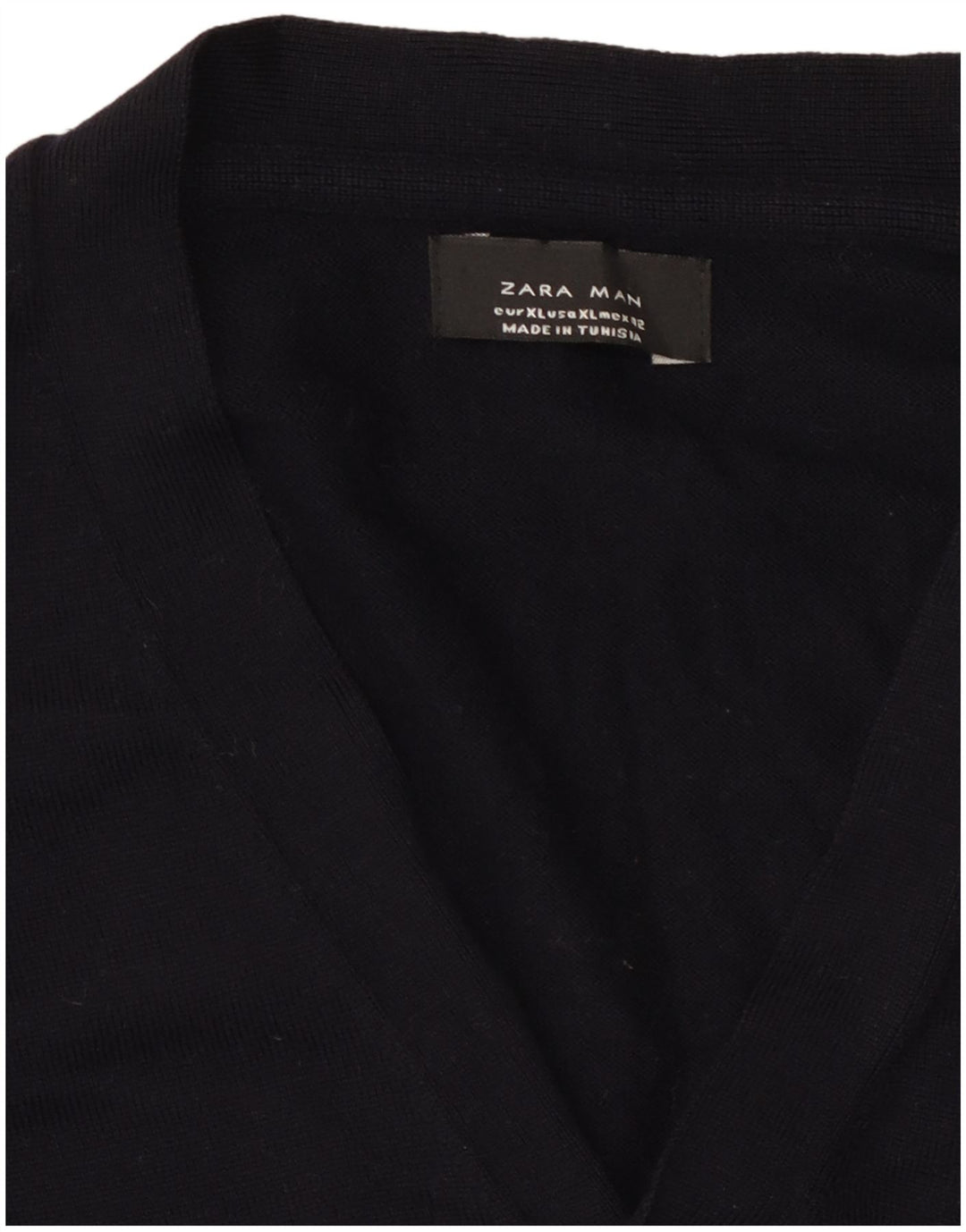 Maglione cardigan da uomo Zara XL blu navy