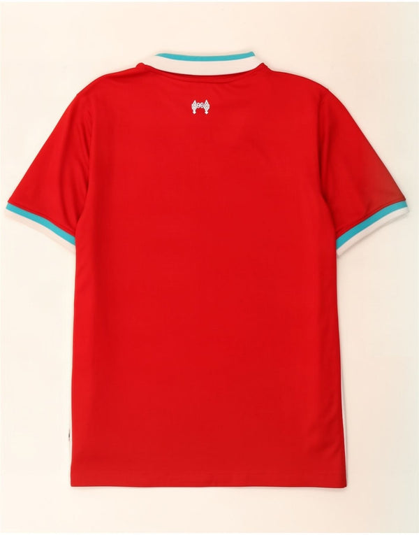 Canotta grafica Nike Liverpool da uomo, poliestere color block rosso medio