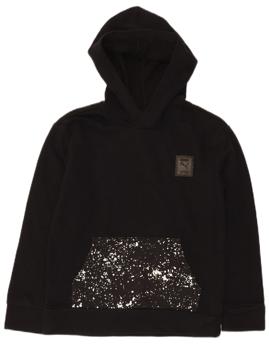 Felpa con cappuccio grafica PUMA da bambino 10-11 anni media nera maculata