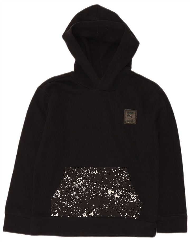 Felpa con cappuccio grafica PUMA da bambino 10-11 anni media nera maculata