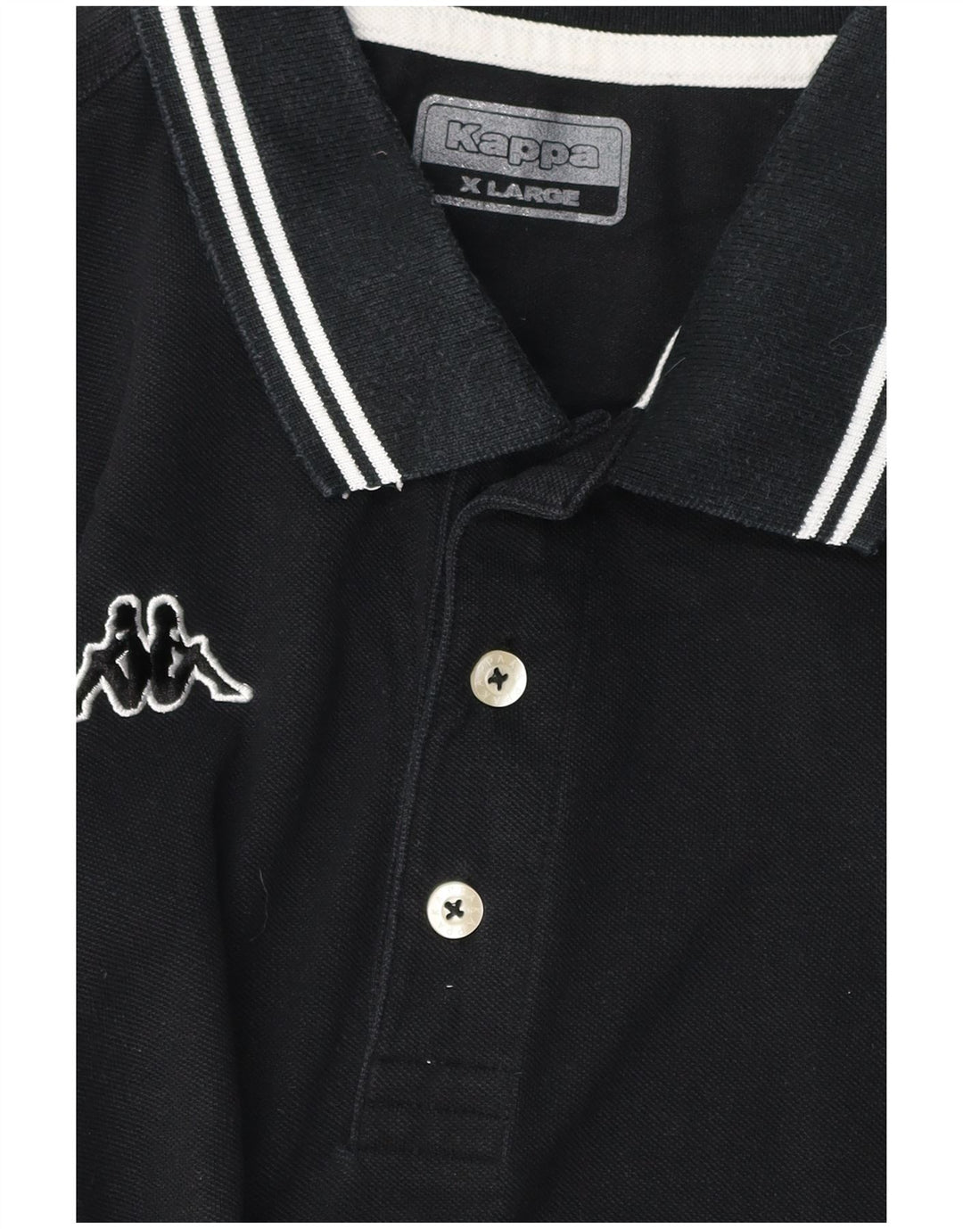 Polo Kappa da uomo XL nera
