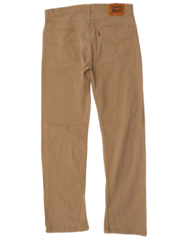 Levi's Ragazzi 514 Pantaloni casual dritti 15-16 anni W30 L30 Cotone beige
