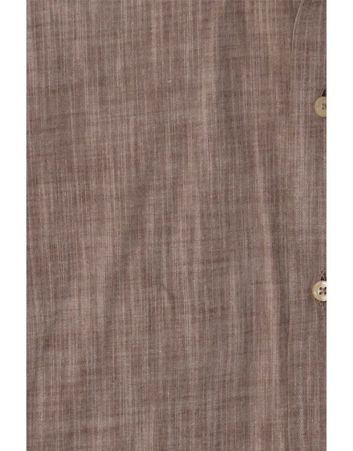 Camicia da uomo Lotto taglia 41/42 grande cotone chiazzato grigio