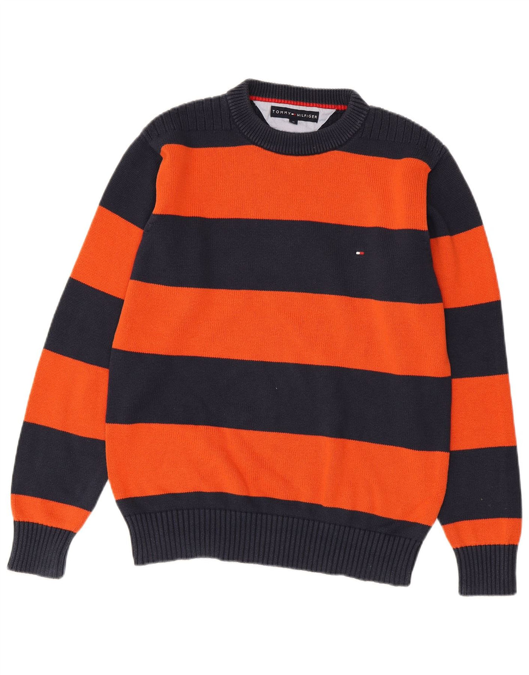 Maglione maglione girocollo da uomo Tommy Hilfiger colore blu navy medio
