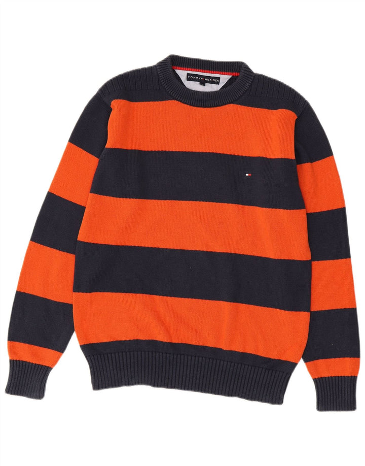 Maglione maglione girocollo da uomo Tommy Hilfiger colore blu navy medio