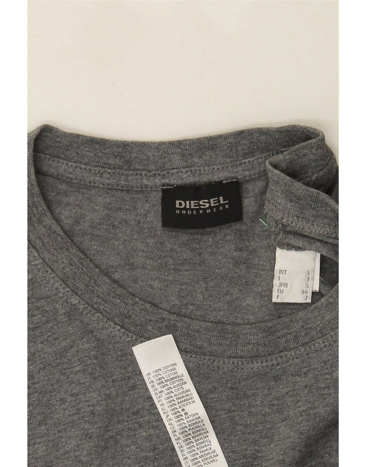 T-shirt uomo Diesel Top Small in cotone grigio