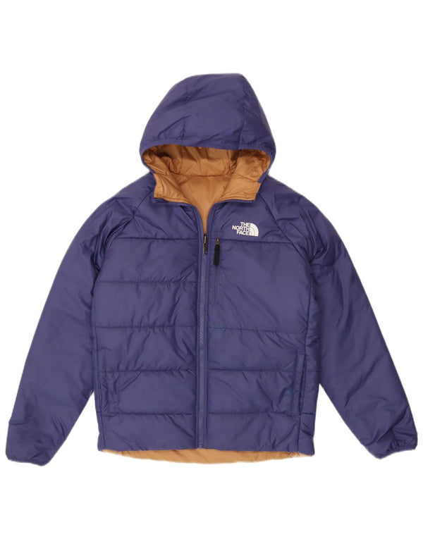 Giacca imbottita reversibile con cappuccio The North Face da ragazzo 14-15 anni XL Blu