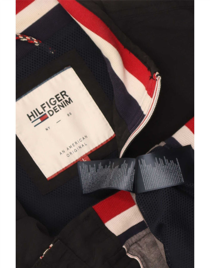 Giubbotto bomber da uomo Tommy Hilfiger UK 40 grande nylon nero