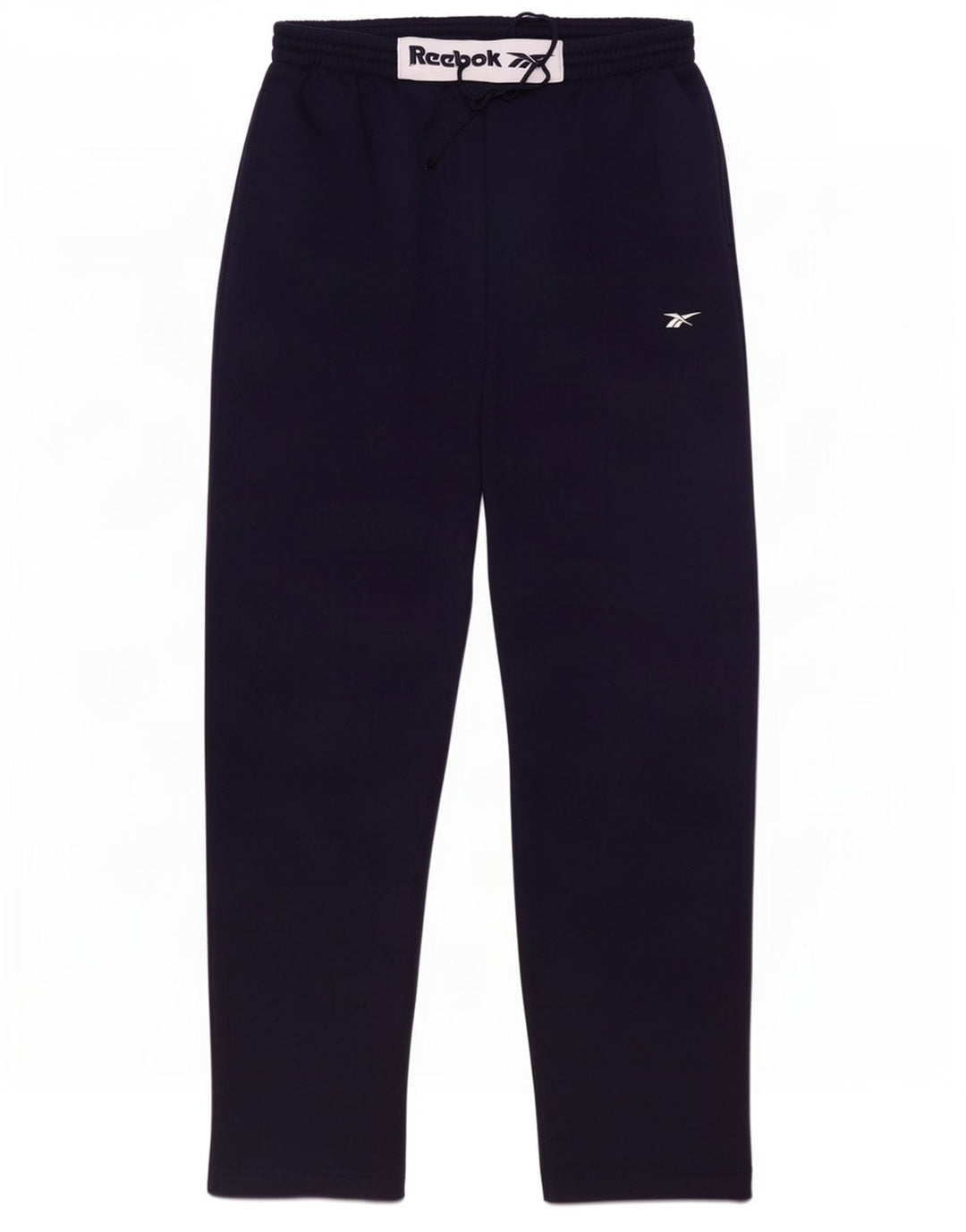 Pantaloni da tuta con grafica Reebok da uomo, poliestere medio blu navy