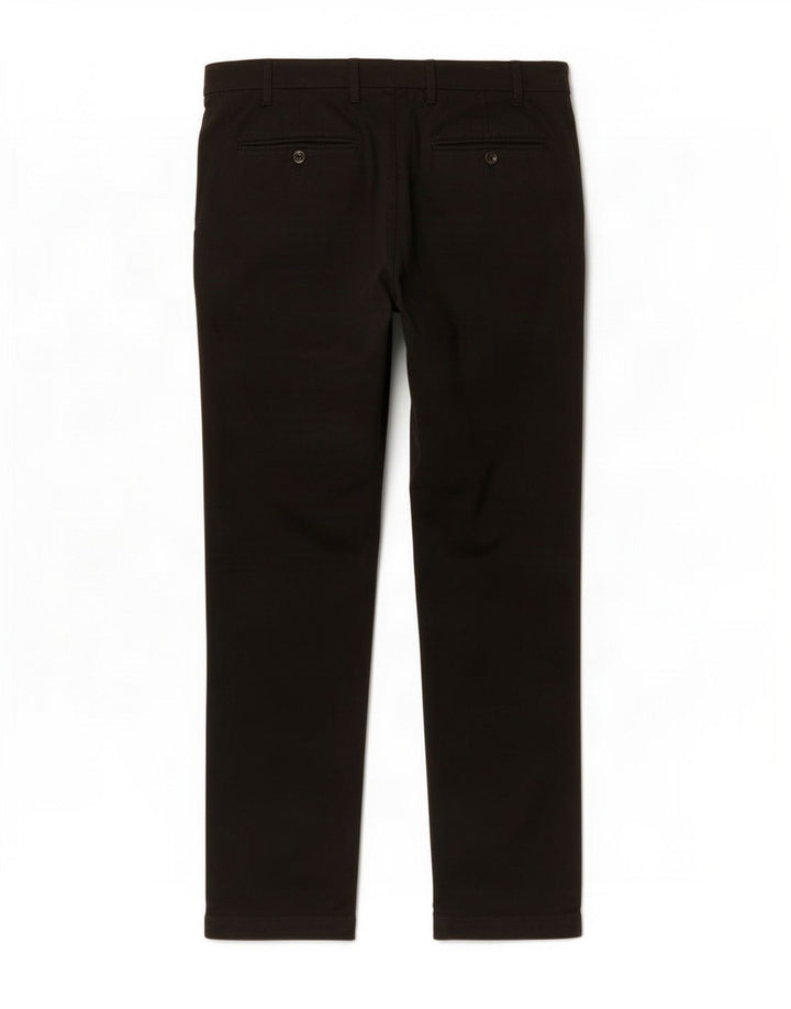Pantaloni da abito slim fit da uomo Marks & Spencer W38 L28 poliestere nero