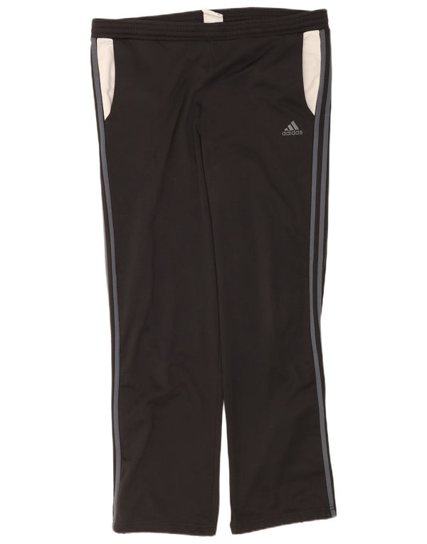 Pantaloni da tuta da uomo Adidas UK 38/40 Medium Nero Poliestere
