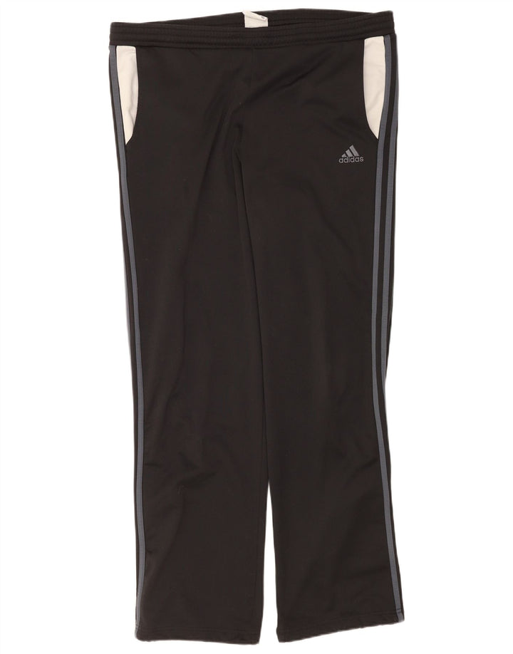 Pantaloni da tuta da uomo Adidas UK 38/40 Medium Nero Poliestere