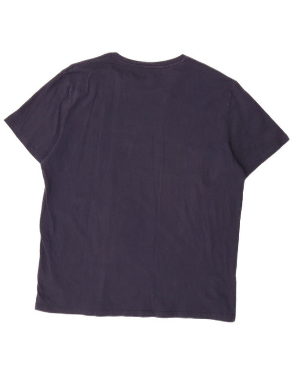 JACK & JONES T-shirt grafica da uomo 2XL Blu navy in cotone