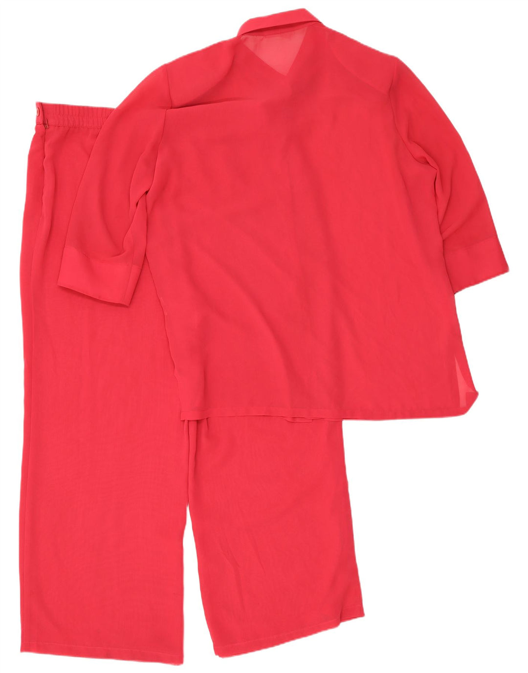 Frankenwalder Set da 2 pezzi con maniche a 3/4 da donna EU 44 XL W34 L27 Poliestere rosso