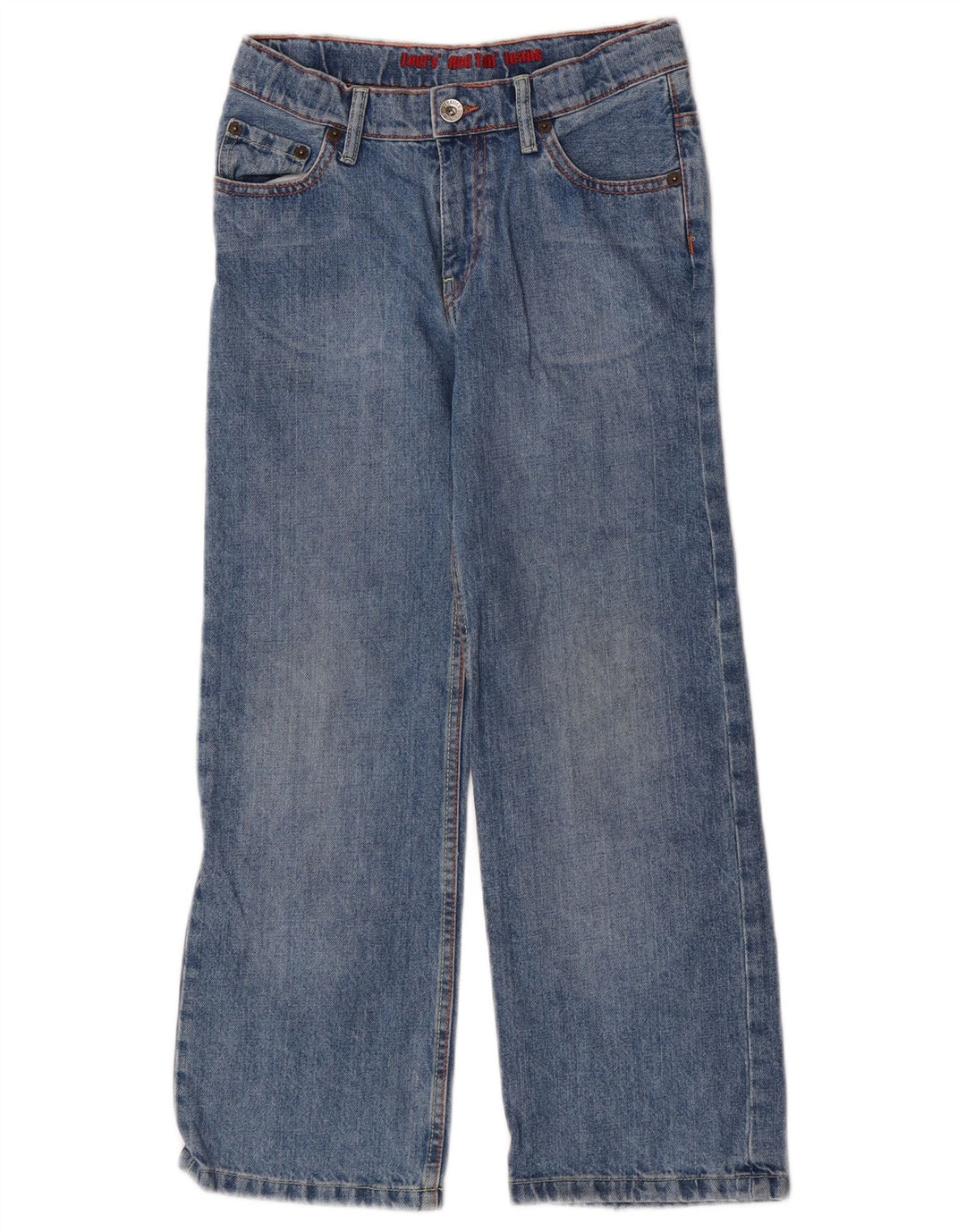 Jeans dritti per ragazzi Levi's 7-8 anni W24 L23 cotone blu