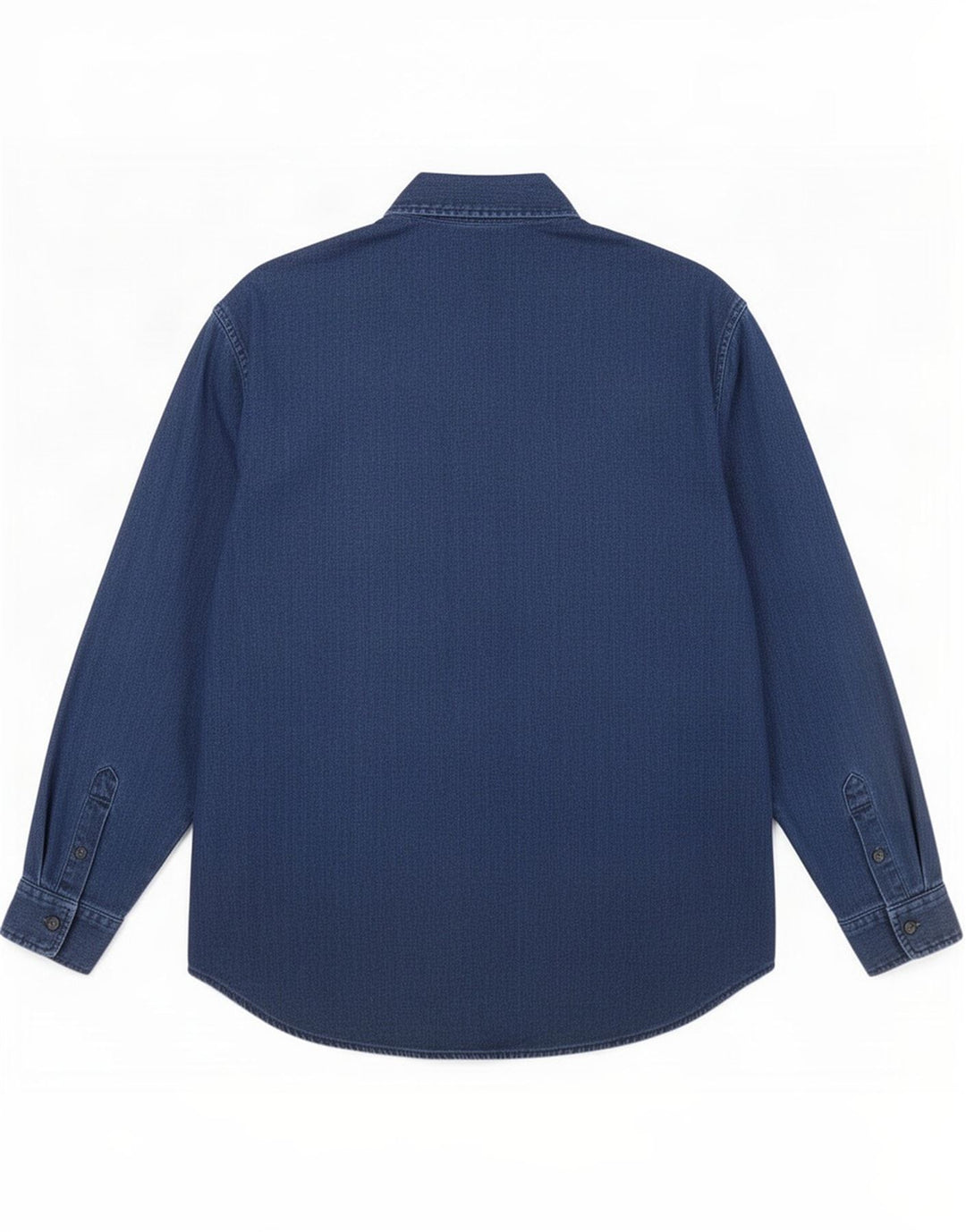 Camicia Versace Uomo Large in cotone blu navy