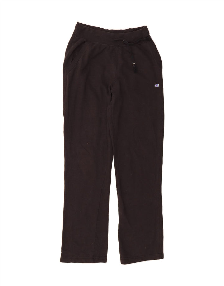 CHAMPION Womens Tracksuit Trousers UK 12 Medium  Black Vintage Champion and Second-Hand Champion from Messina Hembry 