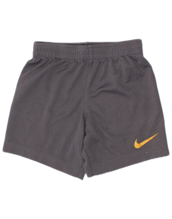 Pantaloncini sportivi Nike da bambino 3-4 anni XS in poliestere grigio