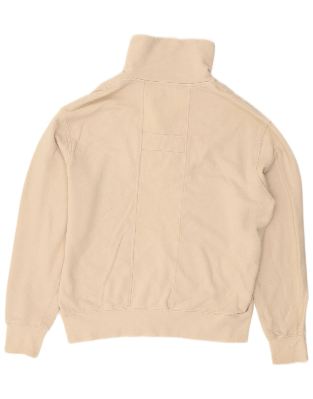 REISS Felpa da uomo con collo alto Maglione piccolo in cotone beige