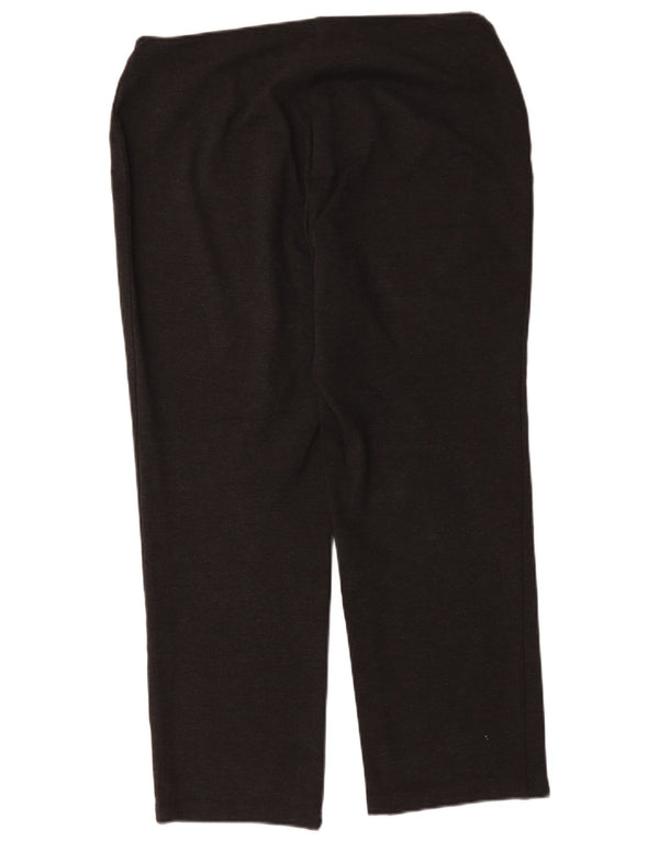 Pantaloni casual regolari da donna Marks & Spencer UK 16 Large W34 L28 Grigio