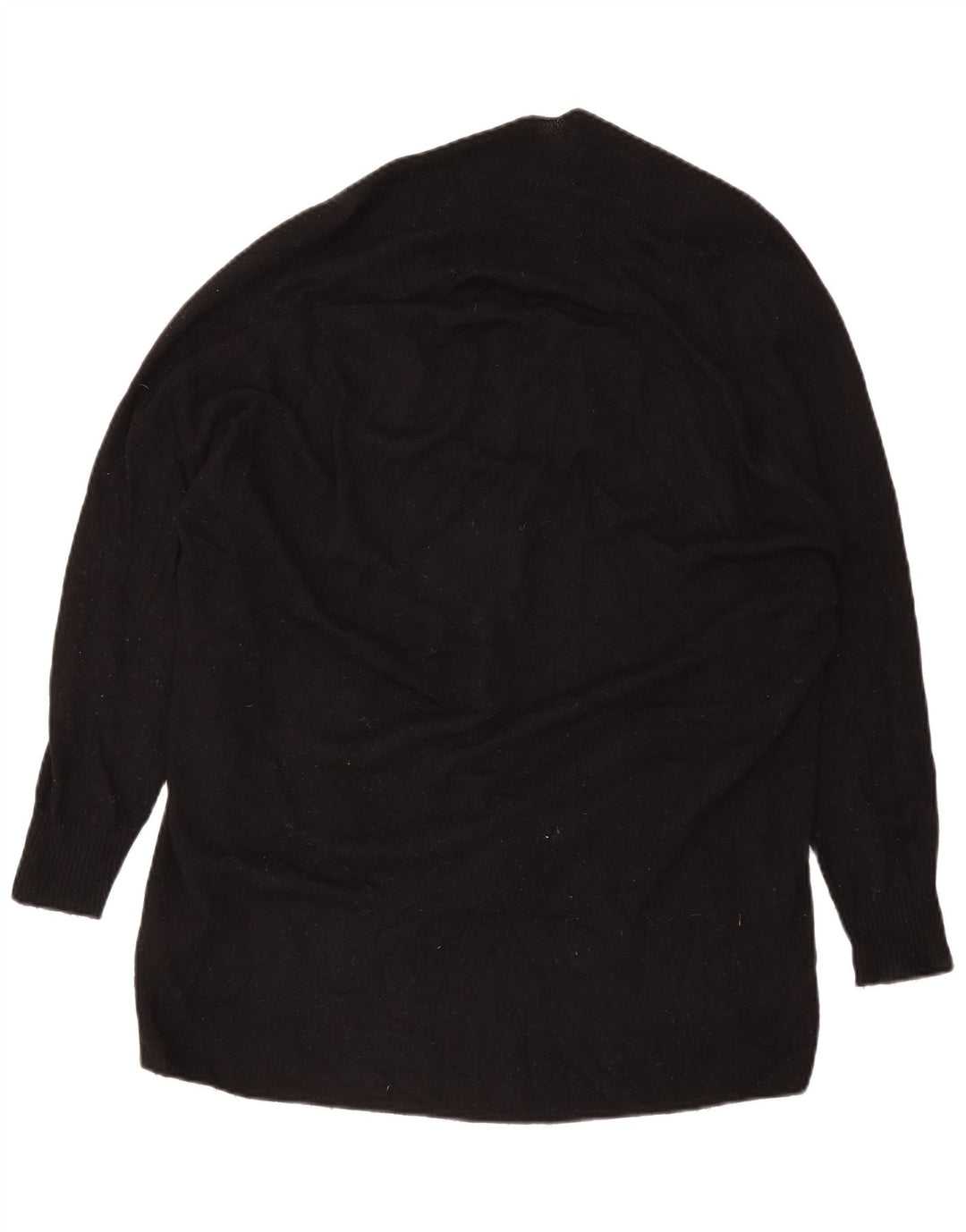 Maglione cardigan oversize da donna Zara UK 10 piccolo in lana nera
