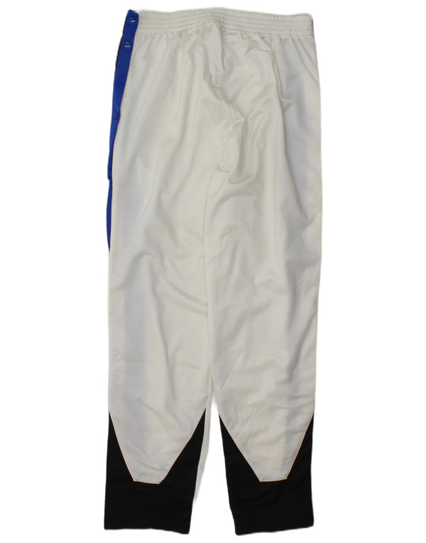 Pantaloni da tuta da uomo Champion, grandi, bianchi, in poliestere color block, sportivi